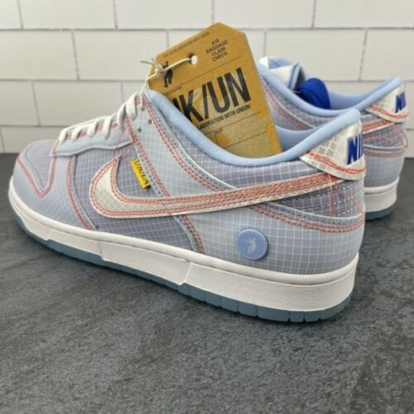 Nike Dunk Low Size 10.5 Mens Union LA Blue Argon Hyper Royal White Womens 12 - Picture 4 of 12